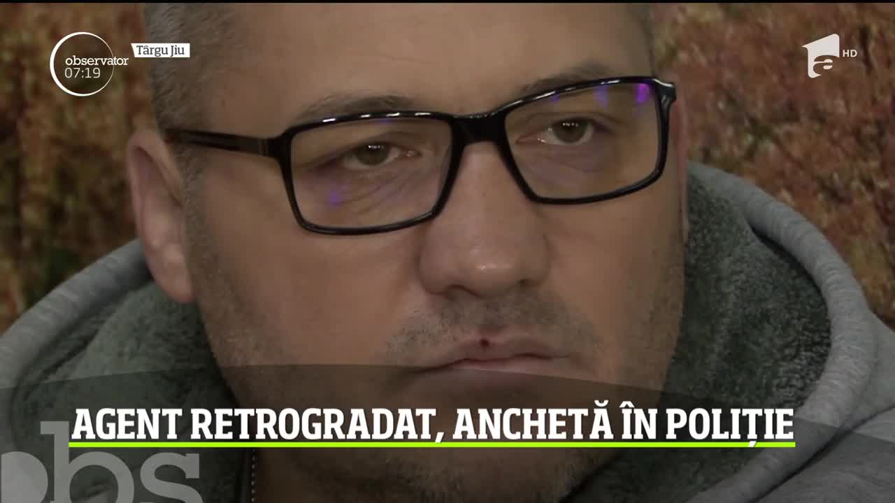 Agent retrogradat, anchetă &icirc;n poliție