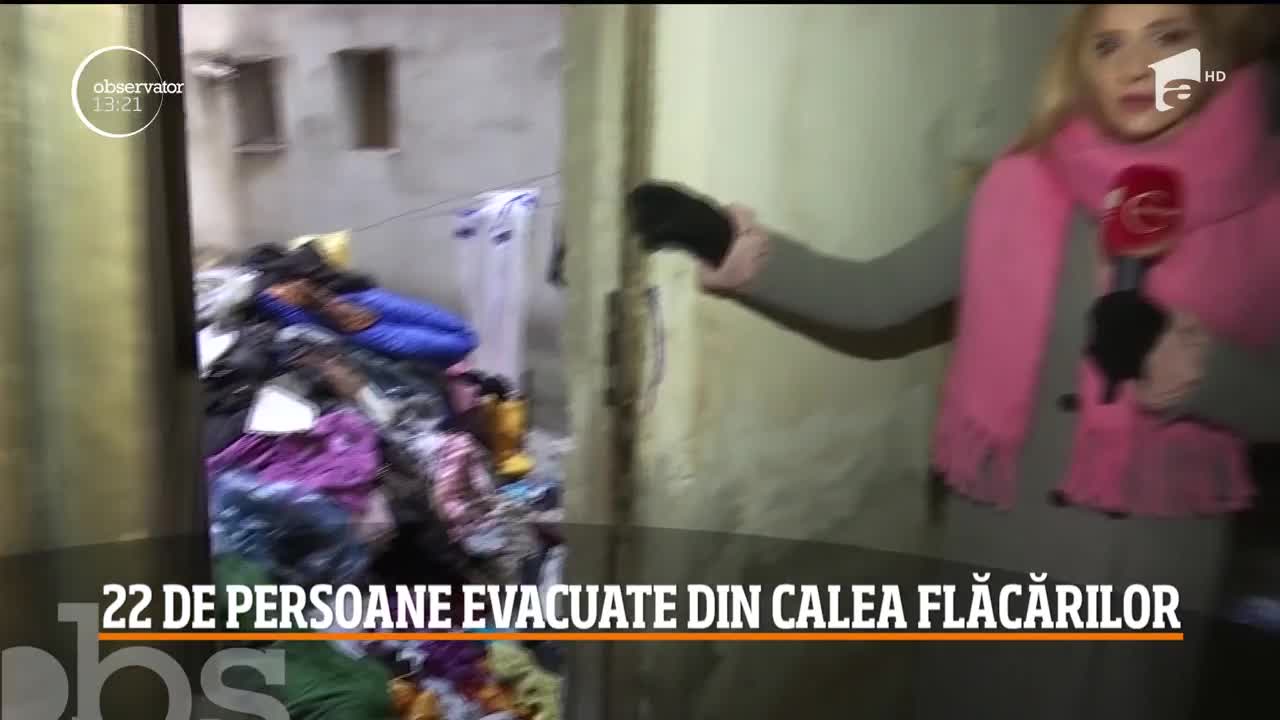 22 de persoane evacuate din calea flăcărilor, &icirc;n Slatina