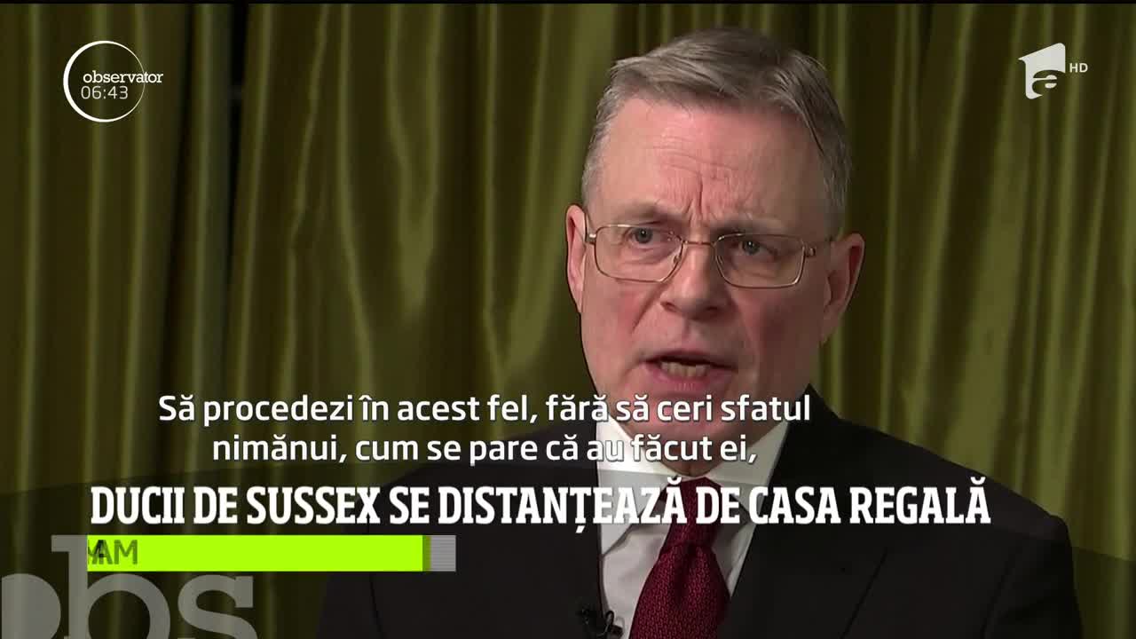 Meghan și Harry, un pas &icirc;napoi. Ducii de Sussex se distanțează de Casa Regală