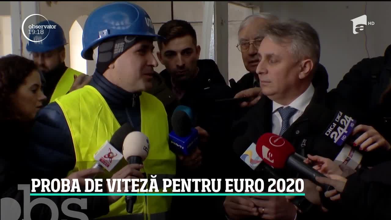 Proba de viteză pentru Euro 2020! Autorităţile promit că tot ce nu s-a construit &icirc;n ani de zile va fi gata &icirc;n doar c&acirc;teva luni