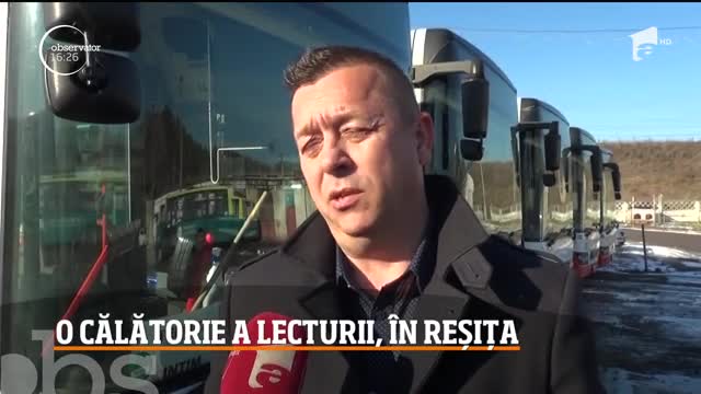 Reşiţenii care merg cu mijloacele de transport &icirc;n comun  pot citi cărți p&acirc;nă ajung la destinație. &Icirc;n fiecare autobuz există o cutie cu zeci de romane
