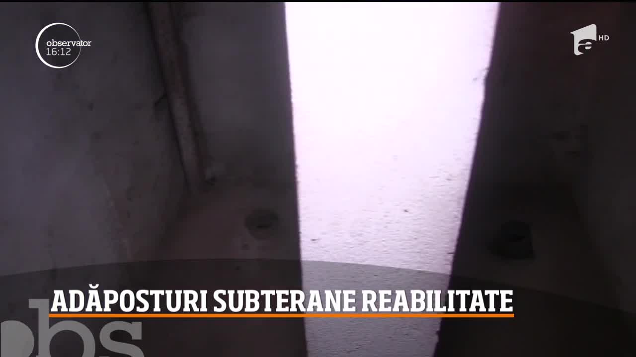 Adăposturi subterane reabilitate &icirc;n Constanța