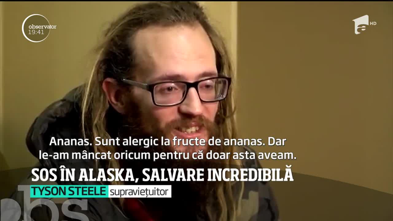 Salvarea a venit pe calea aerului pentru un t&acirc;năr care a rămas izolat &icirc;n munţi. &Icirc;ntr-o zi a avut ideea de a scrie un mesaj de alarmă &icirc;n zăpadă