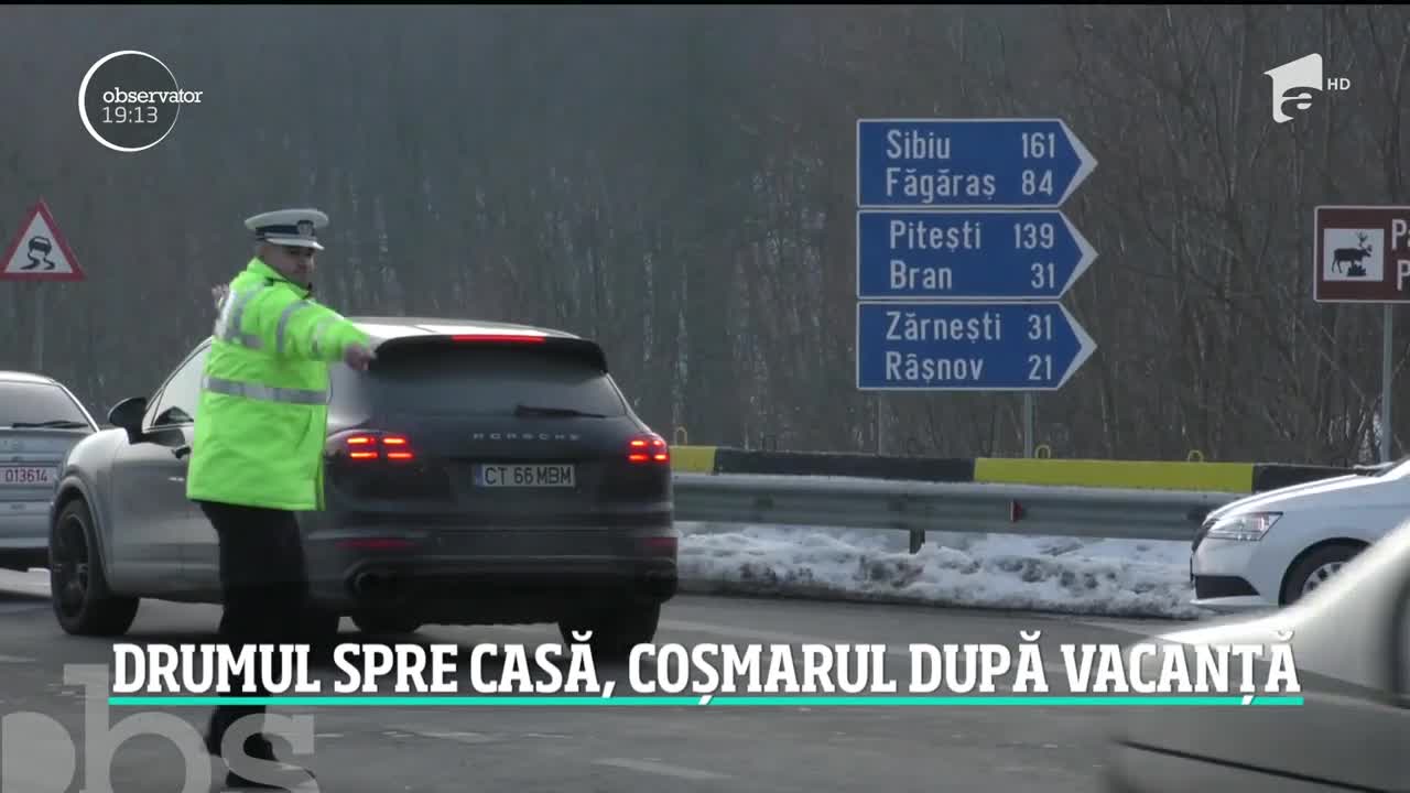 Drumul spre casă pe DN1, coșmarul după vacanță