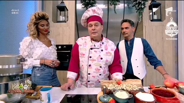 Rețeta Zilei - Neatza cu Răzvan şi Dani. Păstrăv &icirc;mbujorat, o gustare pe bază de păstrăv afumat și mere coapte