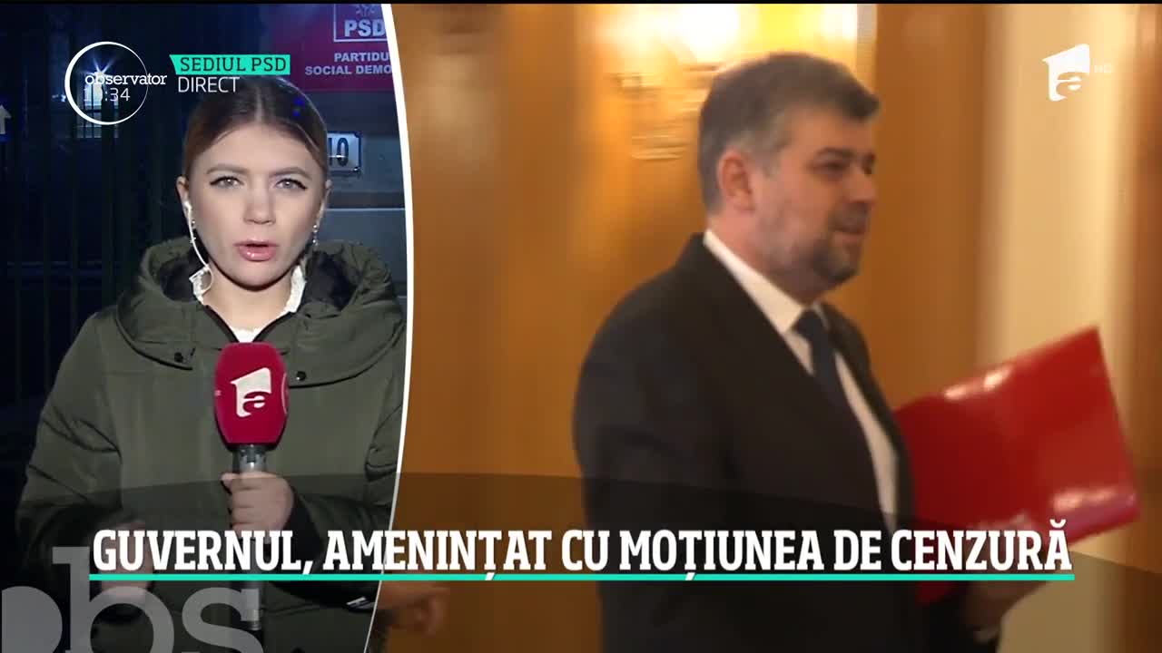 PSD intră &icirc;n jocul anticipatelor şi anunţă că depune moţiune de cenzură &icirc;mpotriva Guvernului Orban