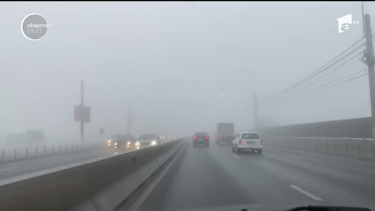 Zboruri anulate de ceață pe Aeroportul Otopeni