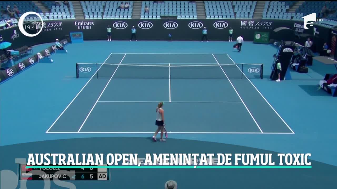 Problemele nu se mai sf&acirc;rşească &icirc;n Australia. Din cauza fumului toxic, acum e &icirc;n pericol cel mai mare turneu de tenis de la antipozi