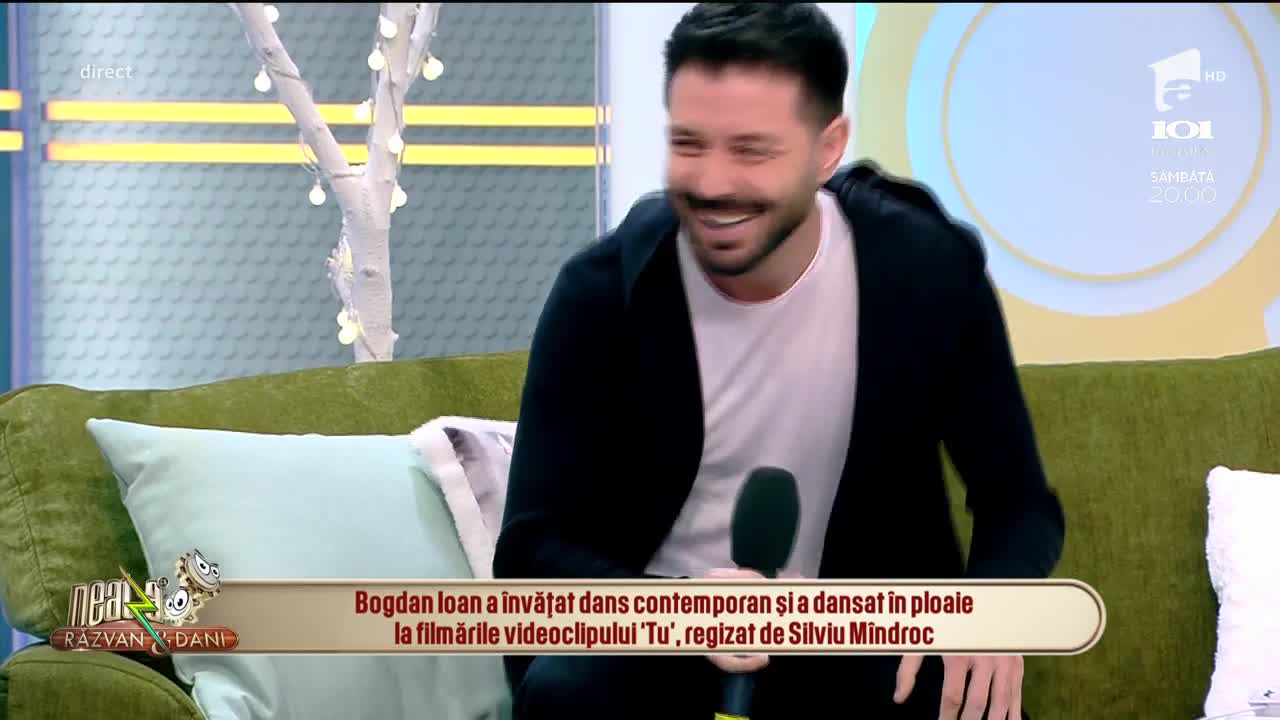 Neatza cu Răzvan și Dani. Bogdan Ioan lansează primul single din carieră, Tu: &Icirc;n clip mi-am pus &icirc;n valoare și talentul la dans
