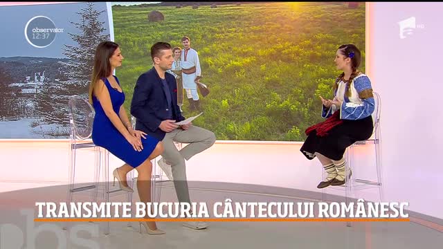 Iustina Irimia, &icirc;ndrăgostită de tradiții și de portul popular. Artista are o tolbă plină cu c&acirc;ntece pentru toţi cei care vor să o asculte