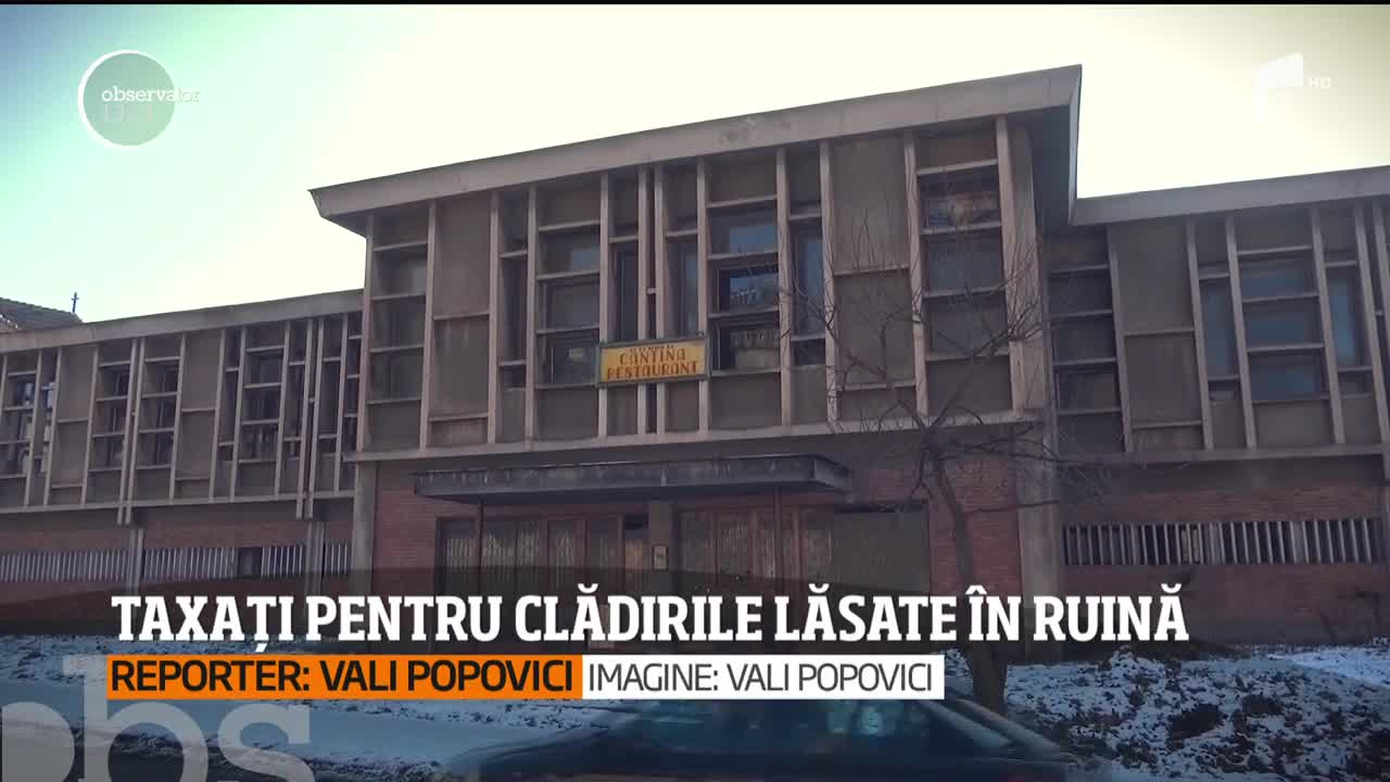Proprietarii care deţin clădiri abandonate &icirc;n Reşiţa vor fi taxați de primărie