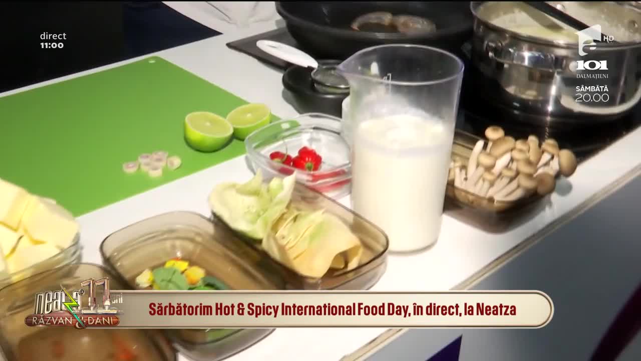 Neatza cu Răzvan și Dani. &Icirc;mpătimiții preparatelor picante și-au găsit nașul: Vom pregăti supa Tom Kha Gai