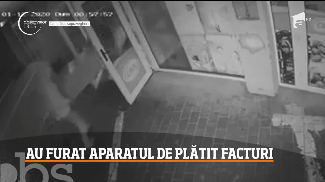 Automat de &icirc;ncasat facturi, furat dintr-un magazin din Cluj