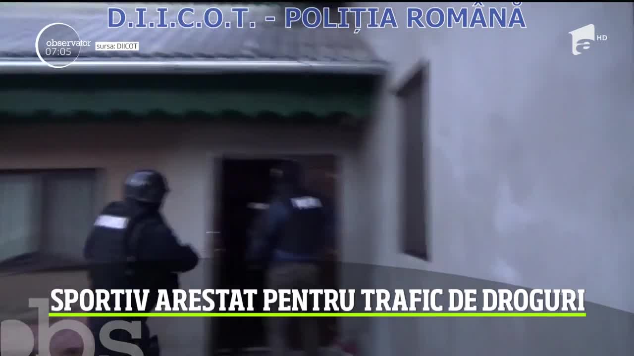Sportiv din Gura Humorului, arestat pentru trafic de droguri