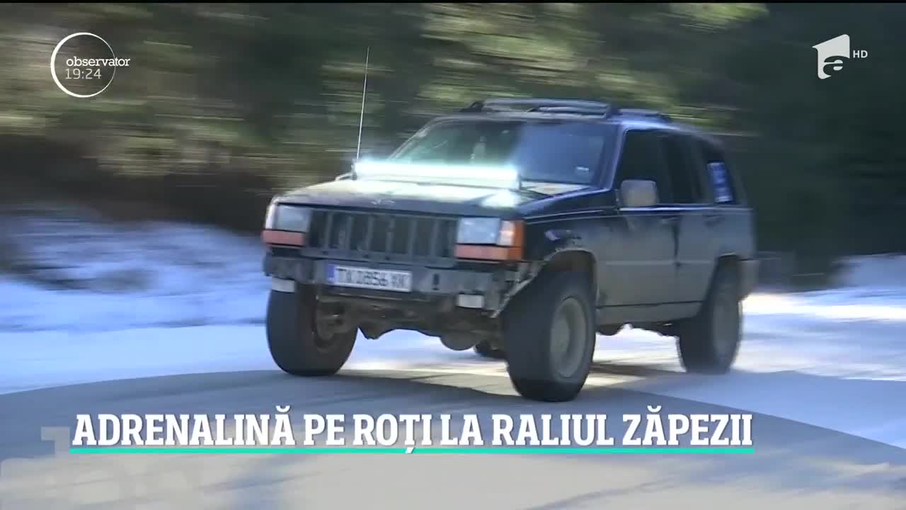 60 de concurenţi au luat startul &icirc;n Raliul Zăpezii din Cavnic