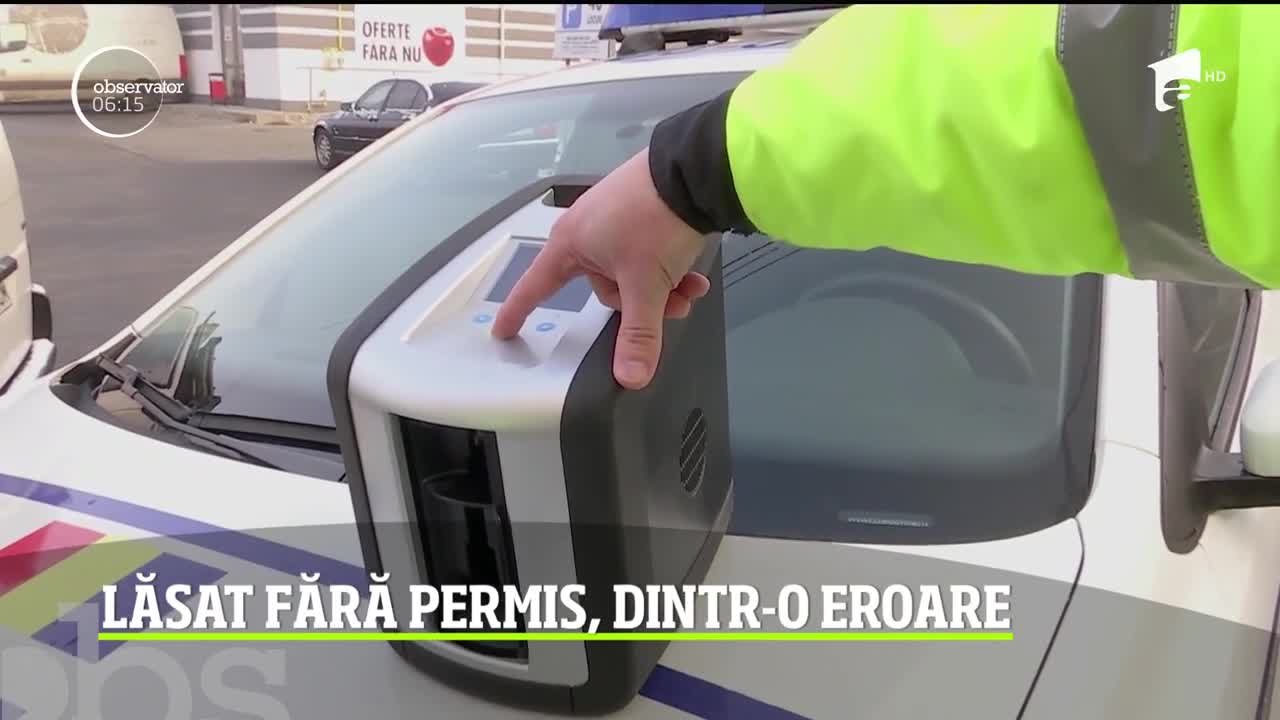 Un test antidrog care a ieşit pozitiv dintr-o eroare l-a lăsat fără permis pe un t&acirc;năr din Cluj Napoca