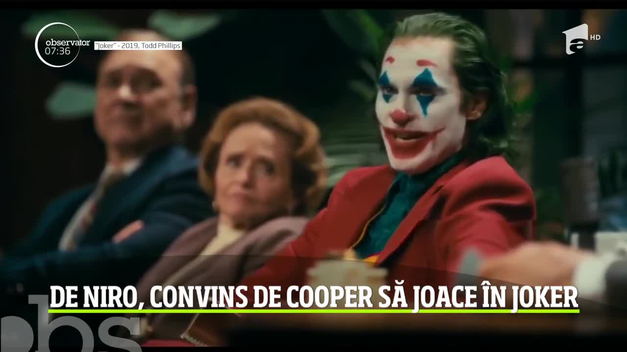 Robert de Niro, convins de Bradley Cooper să joace &icirc;n fimul "Joker"