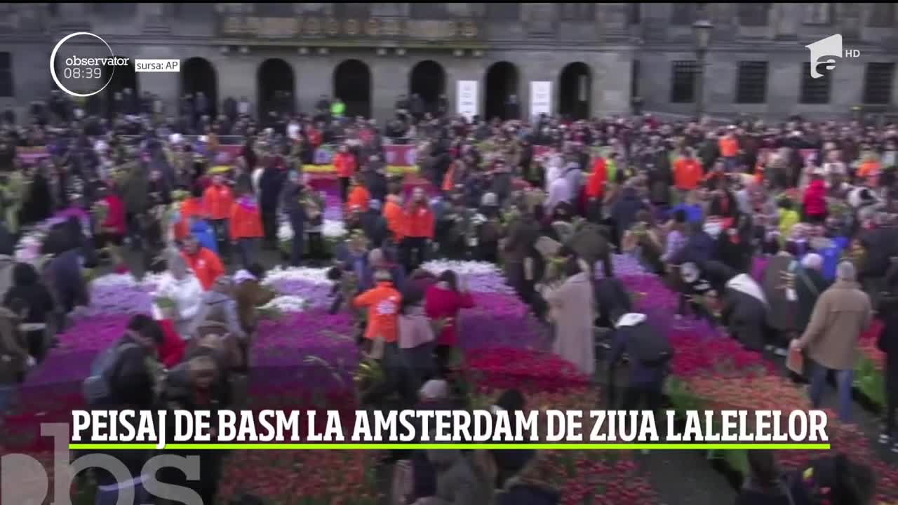 Peisaj de poveste &icirc;n inima Amsterdamului de Ziua Naţională a Lalelei