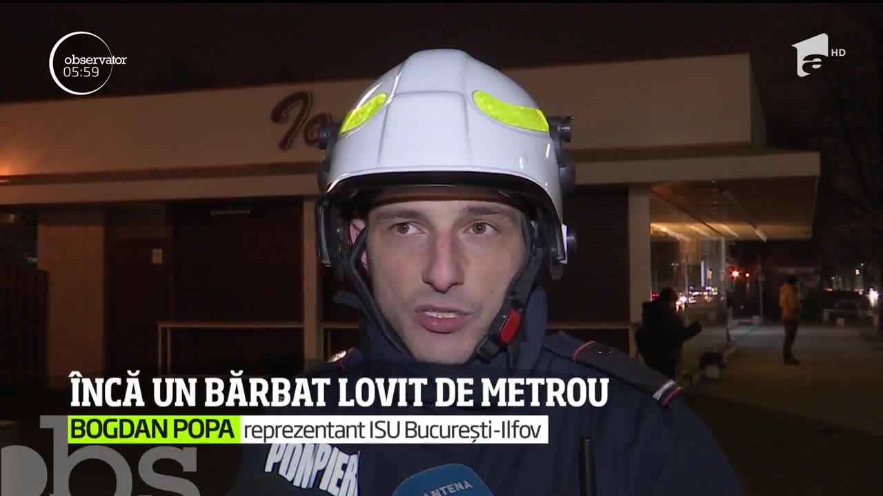 Un bărbat de 45 de ani a &icirc;ncercat să &icirc;şi pună capăt zilelor &icirc;n staţia de metrou Păcii