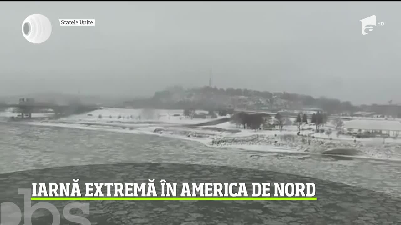 Iarna face ravagii &icirc;n SUA şi Canada