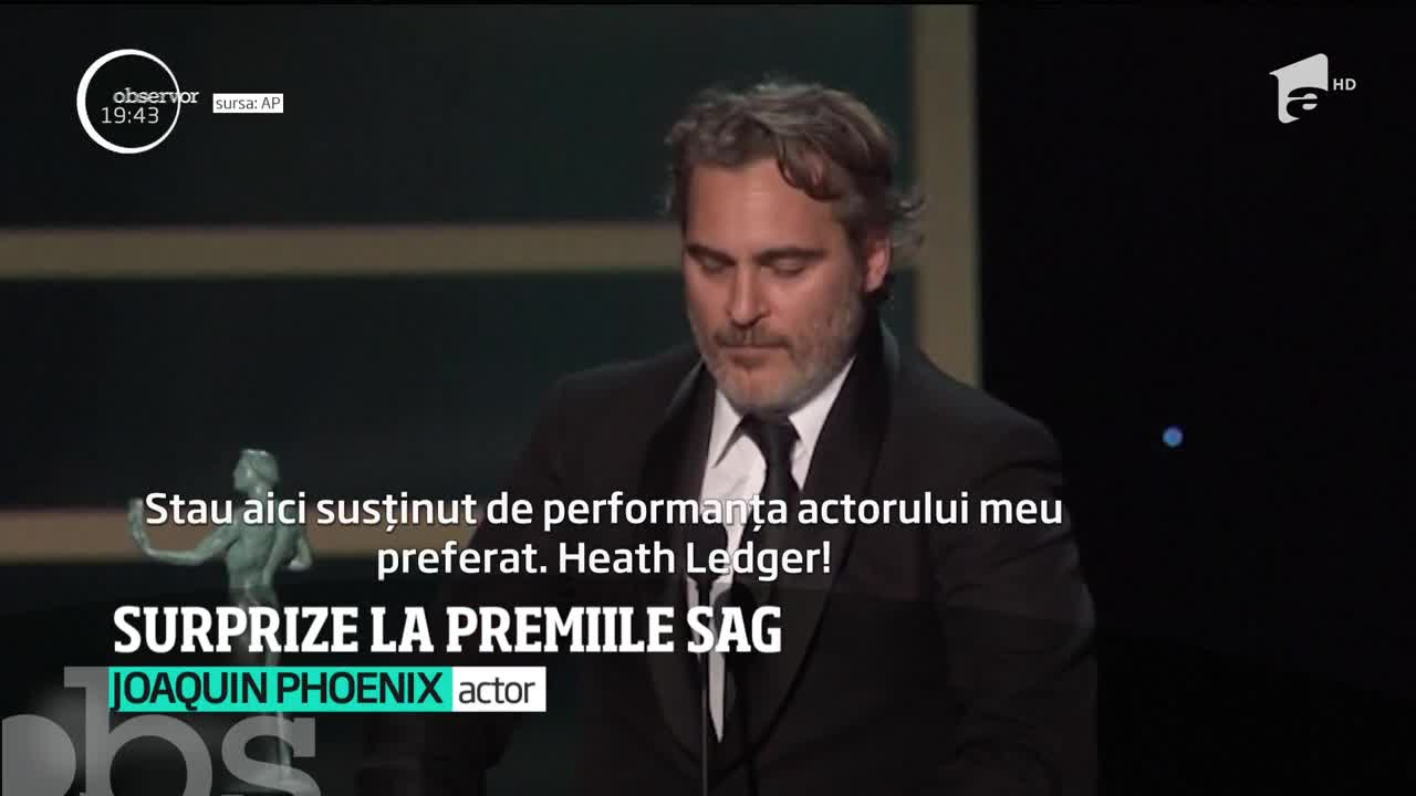 Surprize la Gala Premiilor SAG. Jennifer Aniston şi Brad Pitt au păşit, din nou, &icirc;mpreună &icirc;n lumina reflectoarelor