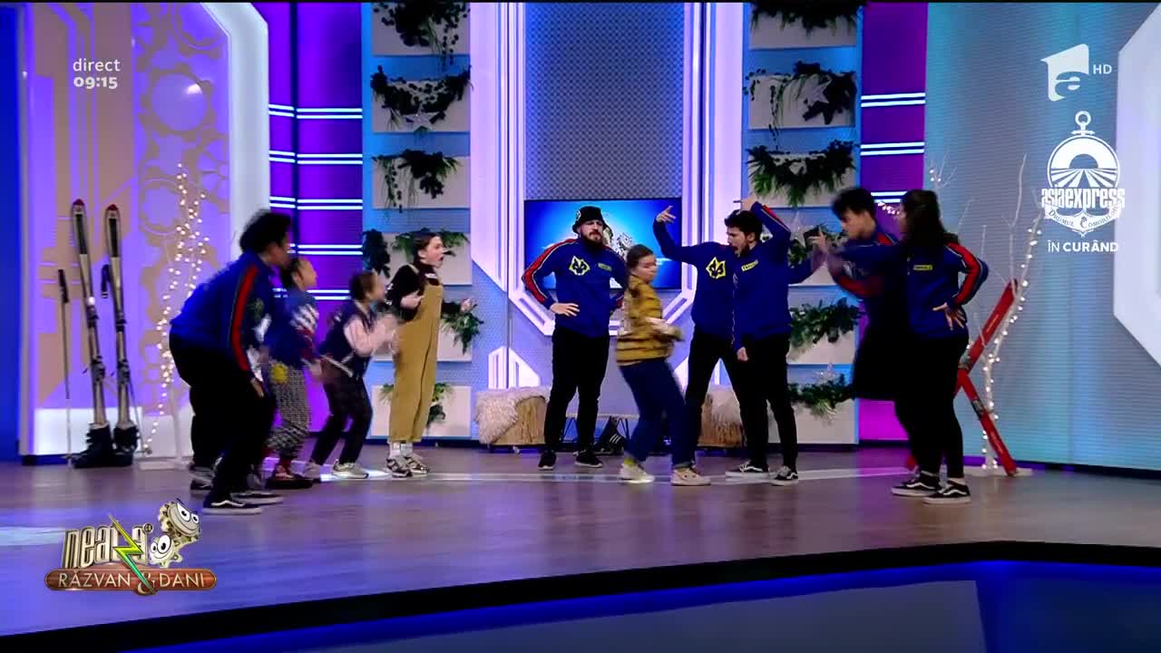 Neatza cu Răzvan și Dani. Trouble Crew şi Mini Trouble Crew au făcut senzaţie pe ringul de dans