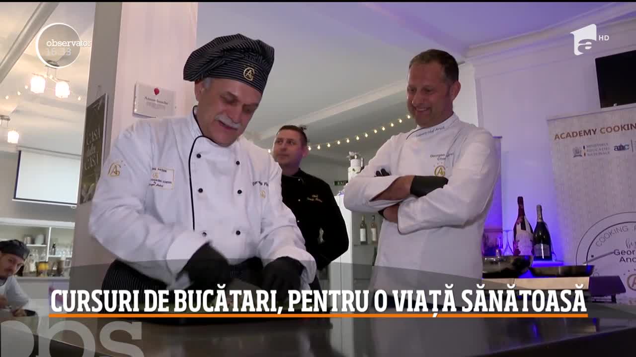 Din ce &icirc;n ce mai mulţi rom&acirc;ni merg la cursuri de gătit. Primele reguli pe care le &icirc;nvaţă