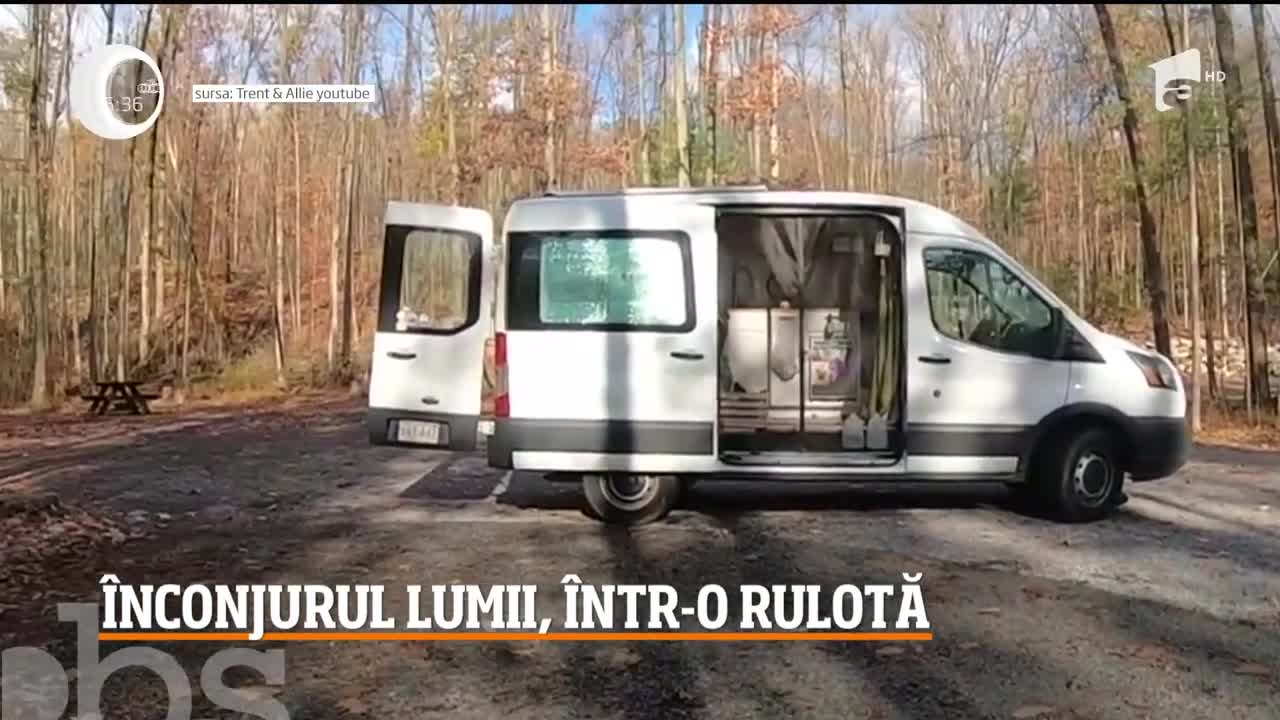 &Icirc;nconjorul lumii, &icirc;ntr-o rulotă