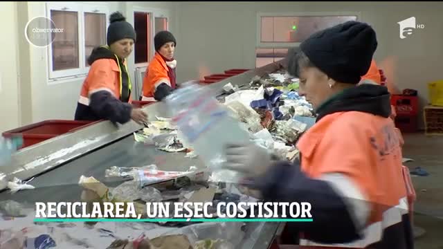 Reciclarea, un eșec costisitor. Rom&acirc;nii riscă să plătească sute de mii de euro pe zi
