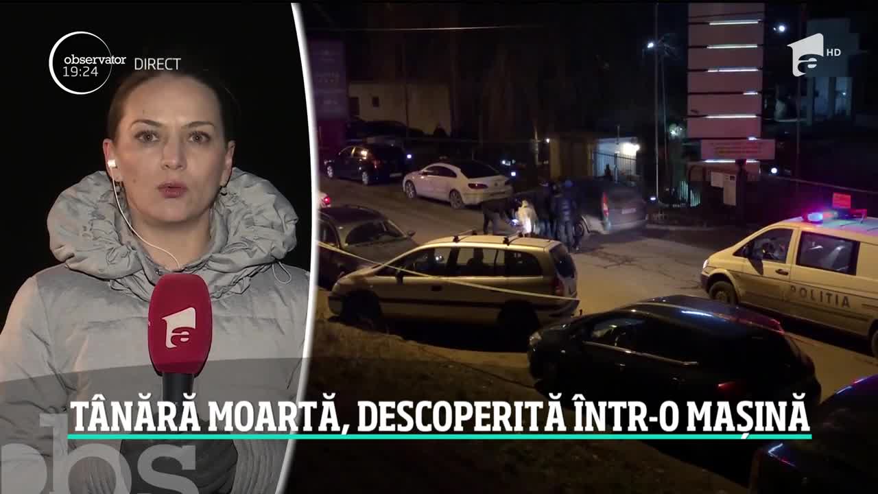 T&acirc;nără moartă, descoperită &icirc;ntr-o mașină