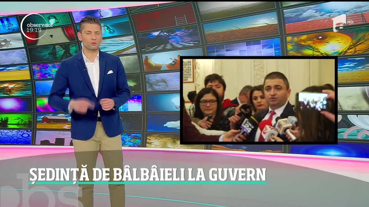 Ședință de b&acirc;lb&acirc;ieli la Guvern. Ministrul Dezvoltării, vedetă pe internet