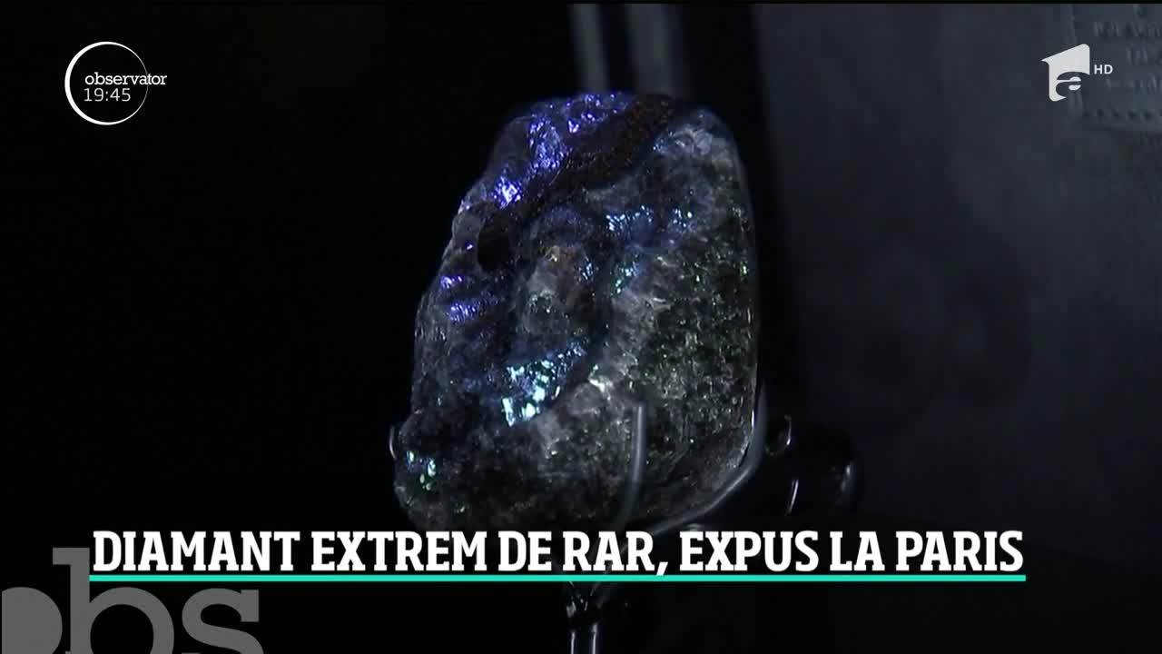 Al doilea cel mai mare diamant din istorie, de mărimea unei mingi de tenis, expus la Paris
