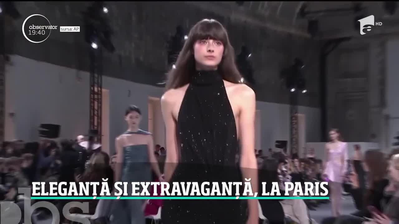 Eleganță și extravaganță la Săptăm&acirc;na Modei de la Paris