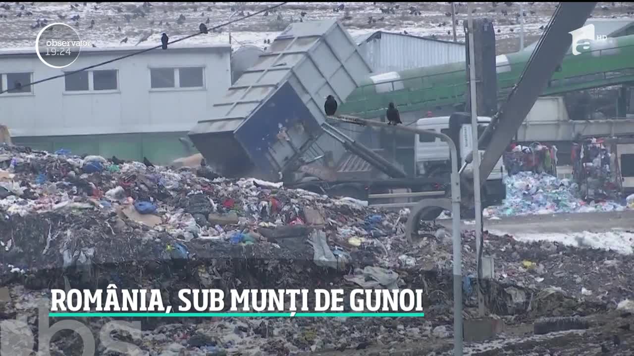 Rom&acirc;nia riscă să se sufoce &icirc;ntre munţi de gunoaie. Ce fac autorităţile ca să rezolve criza