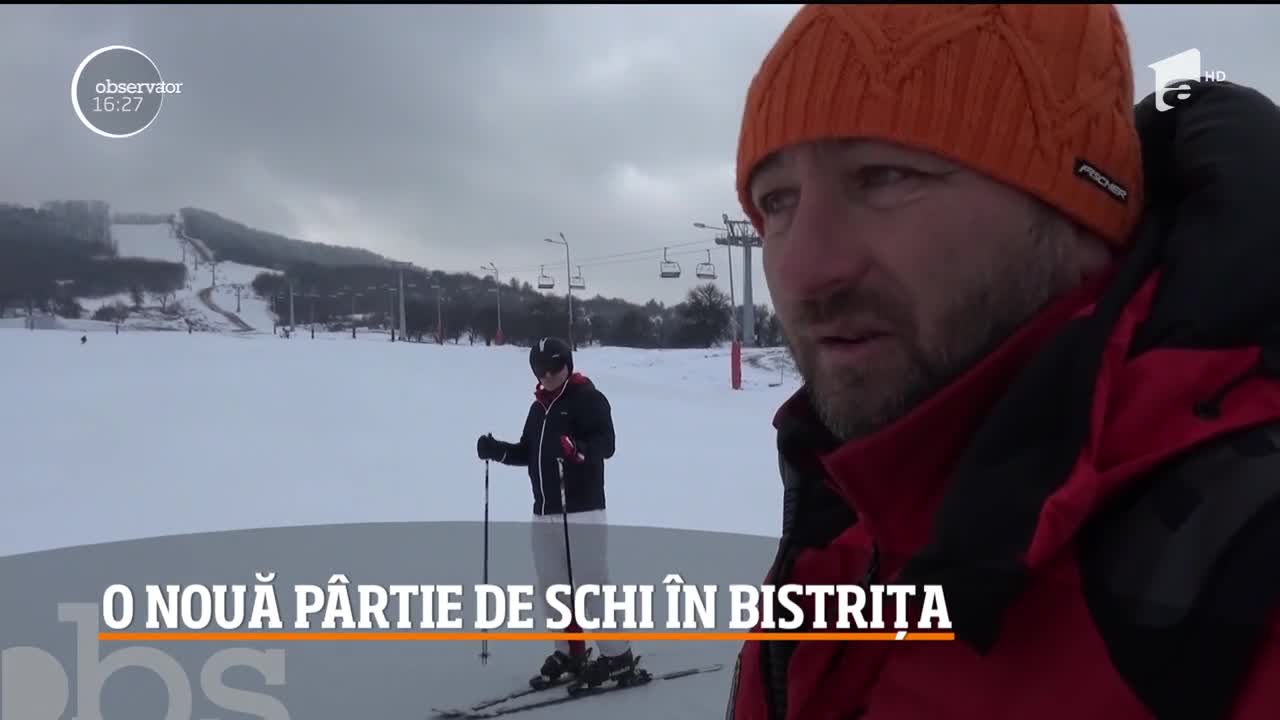 O nouă p&acirc;rtie de schi &icirc;n Bistrița