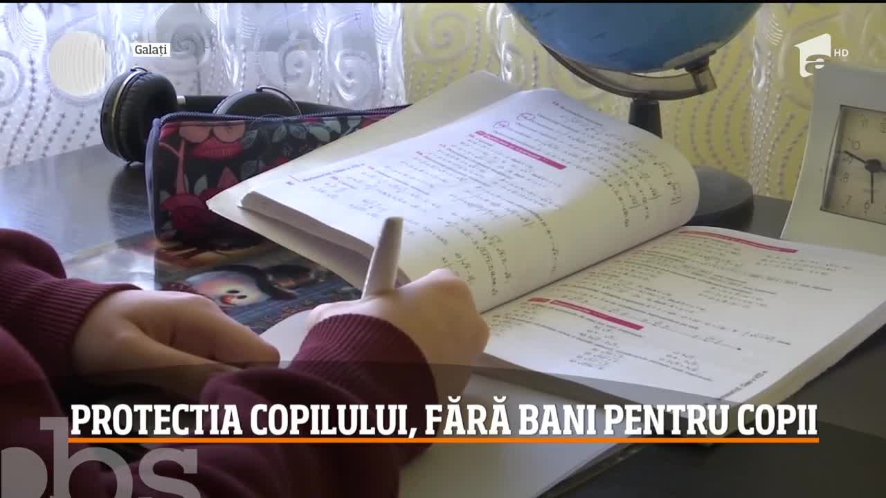Protecţia Copilului din Galaţi, fără bani pentru copii