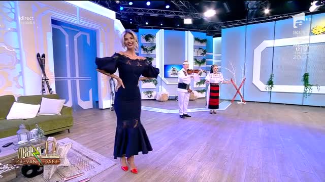 Cornelia şi Lupu Rednic c&acirc;nta, la Neatza cu Răzvan și Dani, melodia: Astăzi l&acirc;ngă voi s-adună