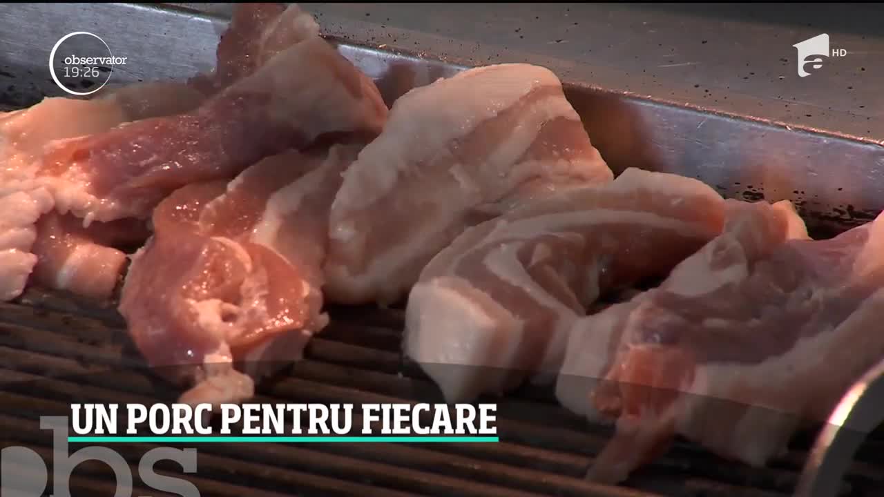 Un porc pentru fiecare. Consumul de carne &icirc;n Rom&acirc;nia a atins un nivel record