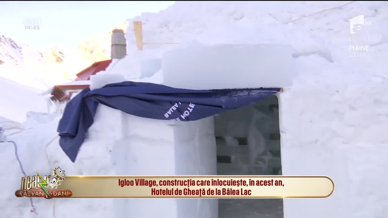 Neatza cu Răzvan și Dani. Marian Duță, la igluurile de la B&acirc;lea Lac