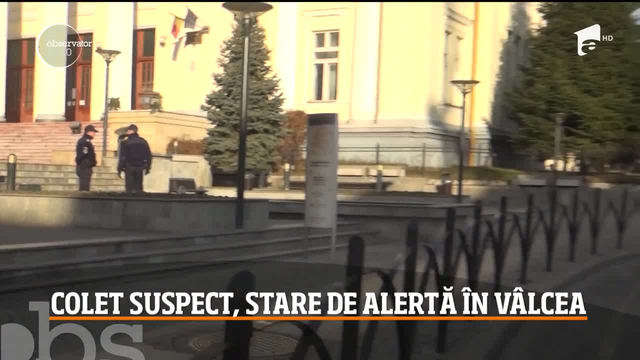 Colet suspect, stare de alertă &icirc;n R&acirc;mnicu V&acirc;lcea
