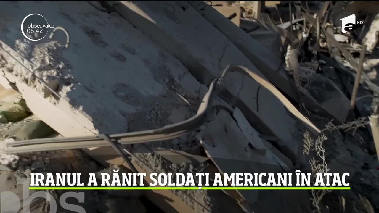 Iranul a rănit 34 de soldaţi americani &icirc;n atacul cu rachete