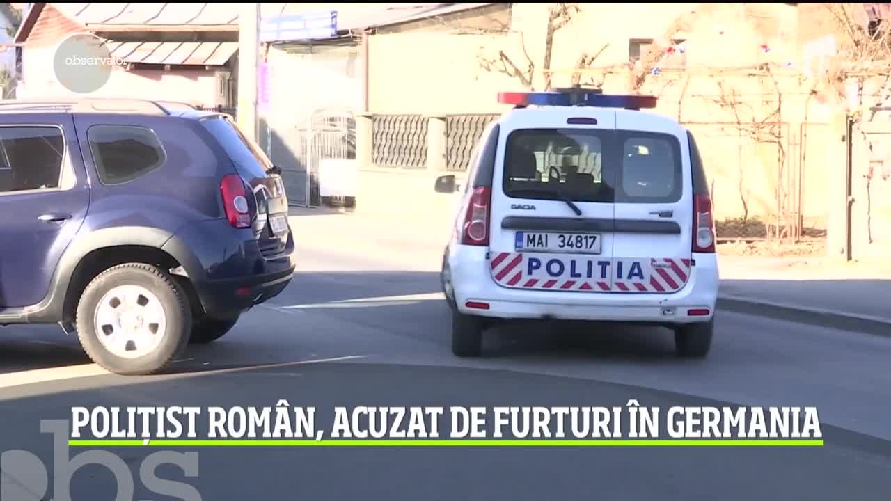 Poliţistul din Gorj, acuzat de furturi &icirc;n Germania