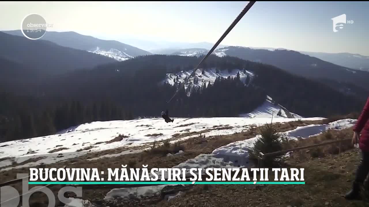 Cea lungă tiroliană din Rom&acirc;nia, &icirc;n Suceava. Priveliştea oferită şi senzaţiile unice