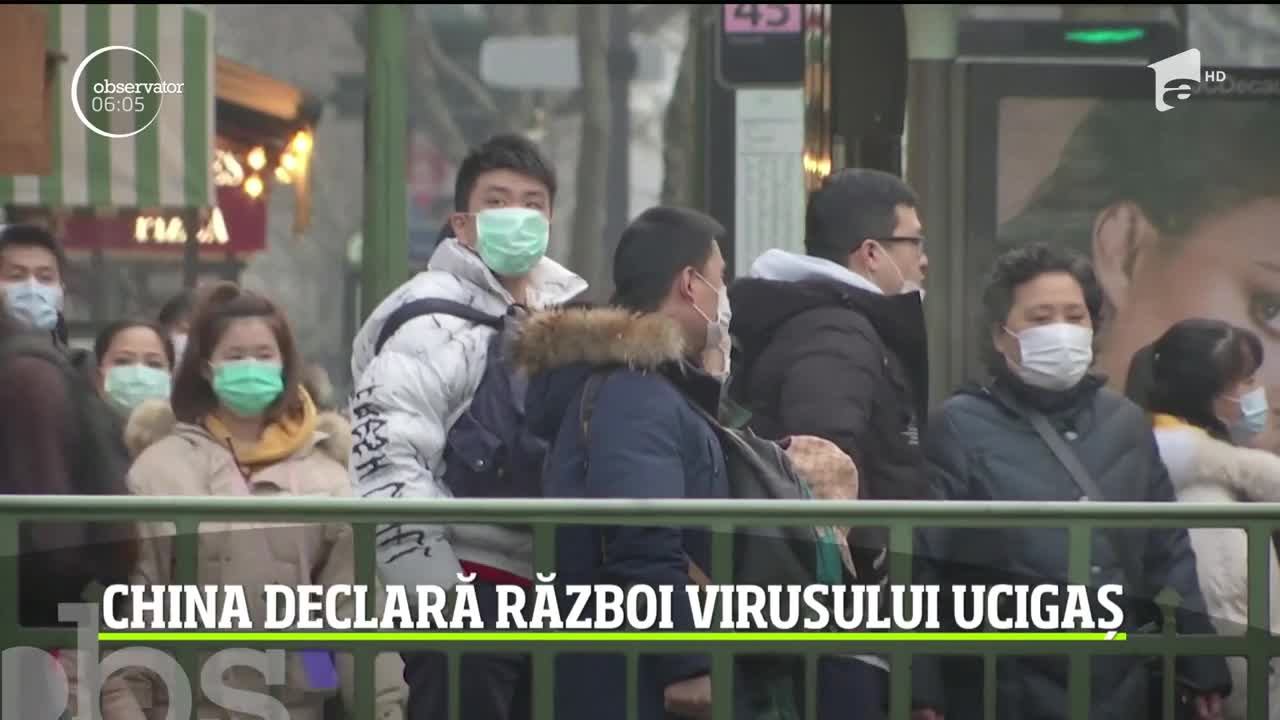 China declară război virusului ucigaș. 56 de milioane de oameni sunt &icirc;n carantină