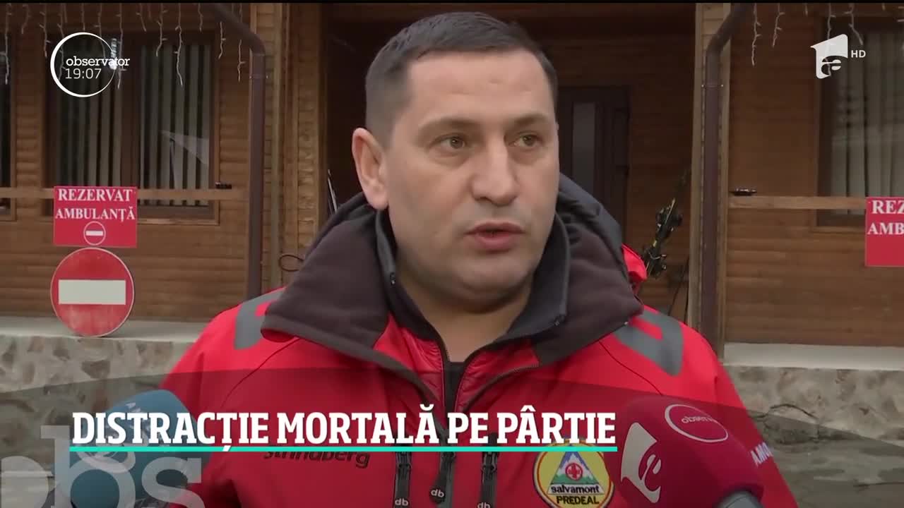 Distracţie cu final tragic &icirc;n Predeal. Un adolescent a murit pe p&acirc;rtie