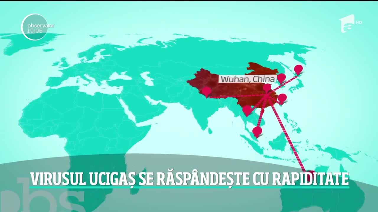 Virusul ucigaș din China se răsp&acirc;ndește cu rapiditate. Specialiştii spun că se transmite &icirc;nainte ca purtătorul să aibă simptome