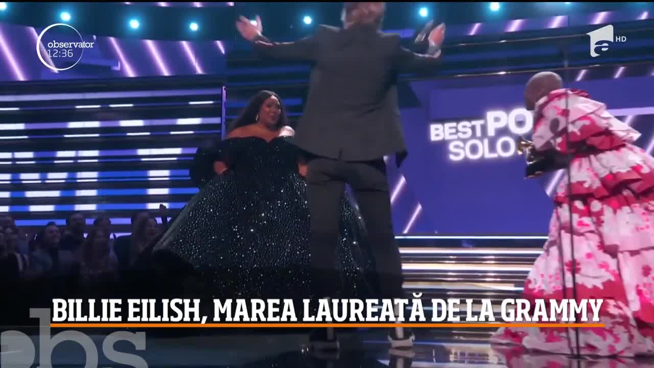 Billie Eilish, marea laureată de la Grammy