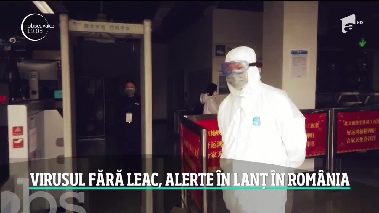 Alerte de coronavirus &icirc;n Rom&acirc;nia! O rom&acirc;ncă, stewardesă, este suspectă de infecţie cu virusul ucigaș din China