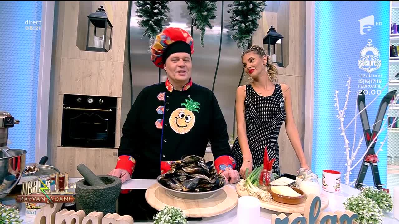 Rețeta Zilei - Neatza cu Răzvan şi Dani. Scoici cremoase cu br&acirc;nză picantă