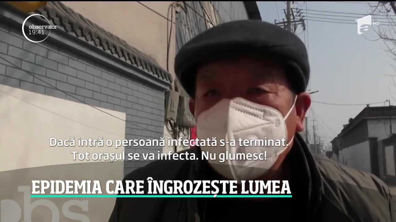 China se izolează tot mai mult pentru a fr&acirc;na epidemia de coronavirus